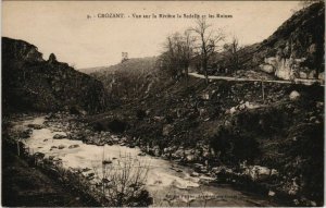 CPA Crozant Vue sur la Riviere la Sedelle FRANCE (1050261)