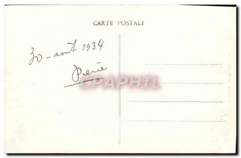 Old Postcard Chateauroux Notre Dame Church