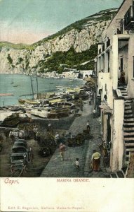 italy, CAPRI, Marina Grande (1900s) Postcard