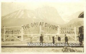 The Great Divide Alberta Canada 1928 