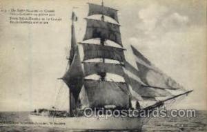 Brick-Goelette Sail Ship Ships Postcard Postcards  Brick-Goelette