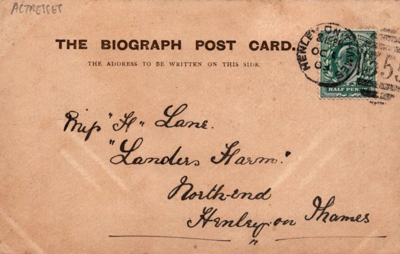 Theatrical Postcard - British Actress Auriol Lee  SW20049