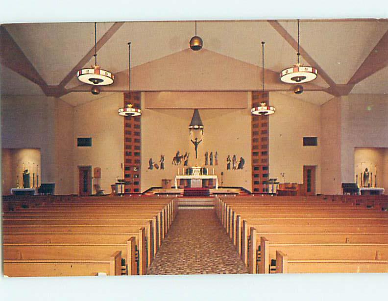 Unused Pre-1980 CHURCH SCENE Nazareth Pennsylvania PA L3905