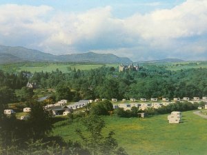 Vintage Postcard Milton of Fonab Caravan Site Pitlochry Perthshire Scotland