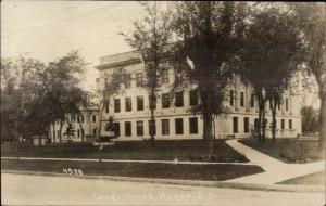 Huron SD Court House c1920 Real Photo Postcard rpx