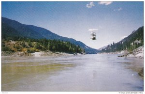 Aerial Car Ferry, Fraser River between Boston Bar & North Bend, FRASER CANYON...