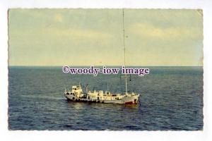 pf4634 - M V Mi Amigo - Radio Caroline , built 1921 - postcard