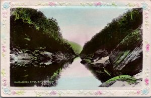 Australia Warragamba River Site of Weir Vintage Postcard C029