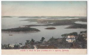 Bermuda; Islands On Which The Boer Prisoners Were In Captivity PPC By AE Bourne