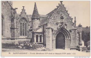 Porche Meridional XV Siecle Et Ossuaire XVI Siecle, Saint-Herbot (Finistere),...