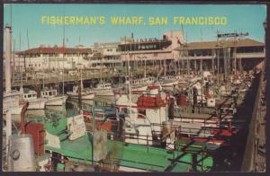 Fisherman's Wharf,San Francisco,CA Postcard BIN