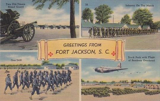 Multiples Greetings From Fort Jackson South Carolina