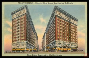 Rosslyn Hotels - Fifth and Main Streets, Los Angeles, Calif