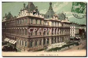 Postcard Old Lyon Stock Exchange