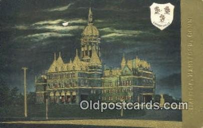 Hartford, Connecticut, CT State Capital USA 1909 light crease right bottom co...