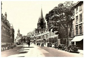 High Street Oxford UK RPPC Postcard # K.2771