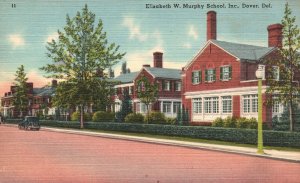 View Of Elizabeth W. Murphy School Incorporated Dover Delaware DE Postcard