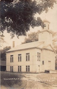 Congregational Church West Hartford Vermont 1910s Real Photo postcard