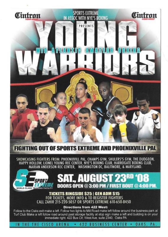 Boxing Young Warriors Oaks PA Mid Atlantic Amateur Event 