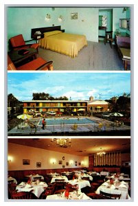 c1964 Vintage Postcard MO Wayfarer Inn Motel Dining Room St. Louis Missouri 