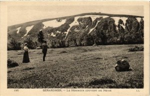 CPA GÉRARDMER La HOHNECK couvert de Neige (402482)