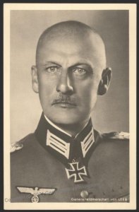 3rd Reich Germany Ritterkreuztraeger Generalfeldmarschall von Leeb RKT Ho 102323