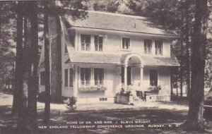 New Hampshire Rumney N E Fellowship Conference Grounds Dr and Mrs J Elwin Wri...