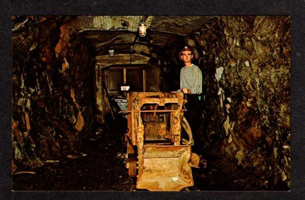 ON Model Mine Mining SUDBURY ONTARIO CANADA Postcard