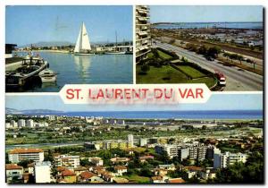 Postcard Modern Saint Laurent du Var Port Vue generale