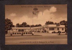 NV Royal Autel Motel Auto Court Las Vegas Nevada Postcard