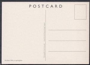 Northumberland Postcard - Hexham Abbey in Springtime   RR6068