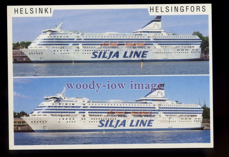 FE3396 - Silja Line Ferries - Silja Serenade & Silja Symphony - postcard