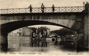 CPA LL. 19 ÉPINAL Vue sous le Pont Carnot (405629)