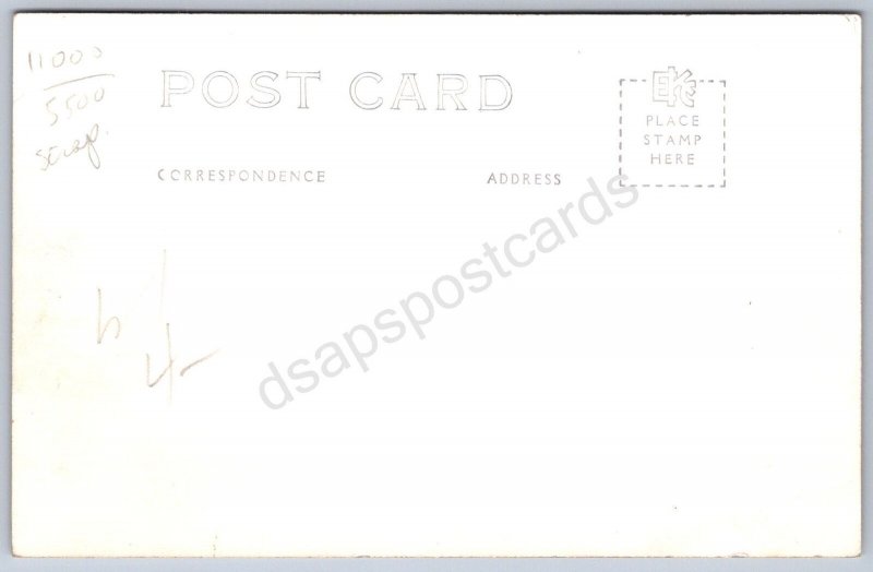 K19/ Kingman Arizona RPPC Postcard c1940s Airplanes  85