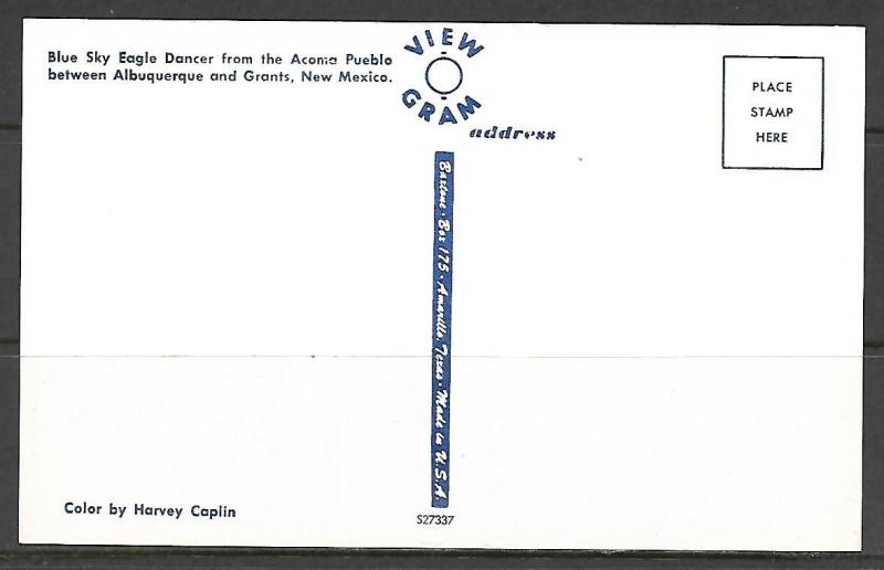 Blue Sky Eagle Dancer Native American - [MX-113]