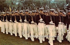 Brigade of Midshipmen on Parade, US Naval Academy in Annapolis, Maryland