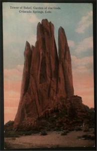 Tower of Babel, Garden of the Gods, Colorado Springs, Colo. A-32282
