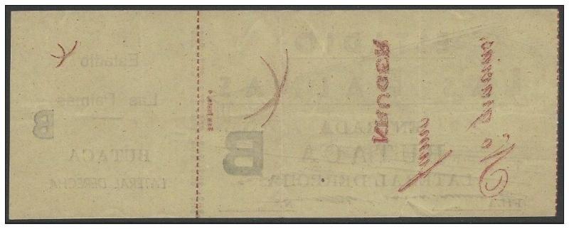 Spain | Canary Island | Las palmas 1950s Old Stadium Ticket. Few faults