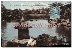 Postcard Valenciennes Old Swan Garden