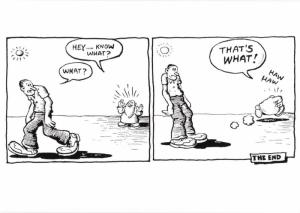 R. Crumb Mr. Natural Know What - That's What Postcard