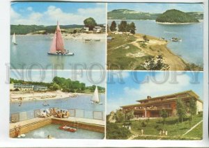 441125 Poland 1971 year Grodek nad Dunajcem RPPC to Germany yachts