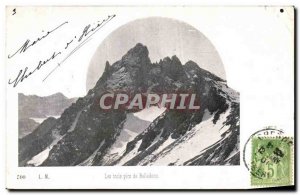 Old Postcard Three Peaks Belledone