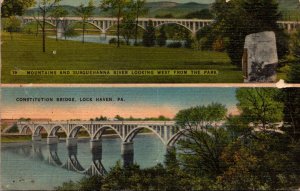 Pennsylvania Lock Haven Constitution Bridge Multi View