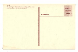 DC - Washington. Washington Monument from the Lincoln Memorial