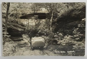 Wisconsin Dells The Ducks in Red Bird Gorge Real Photo Postcard T11