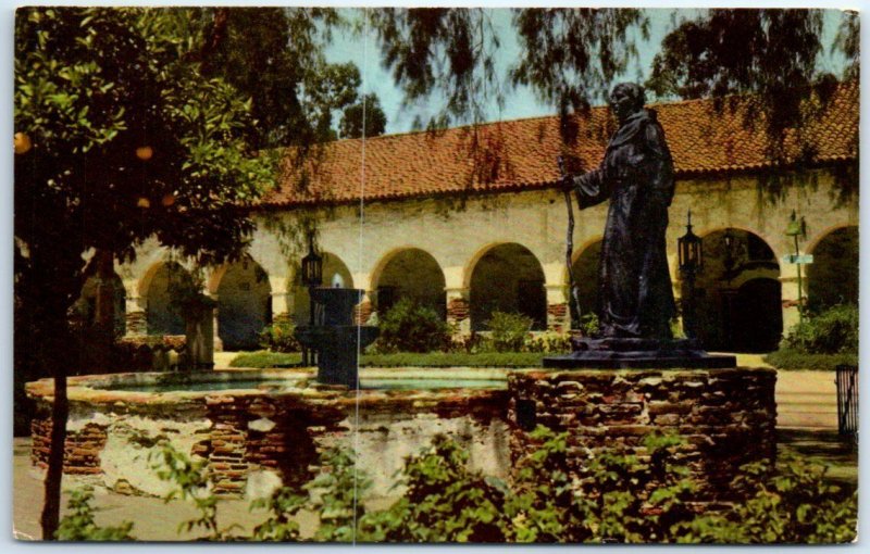 Postcard - San Fernando Mission - Los Angeles, California