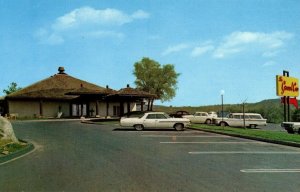 Vintage Ground Cow Hamburgers Penryn Tahoe Reno CA Postcard P186