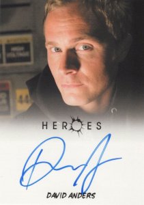 David Anders Heroes TV Show Hand Signed Autograph Card