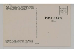 1910 Packard 30 Gentleman's Roadster