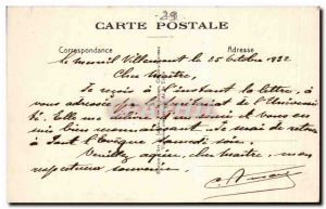 Old Postcard Roche d & # 39Oetre Panoramic view